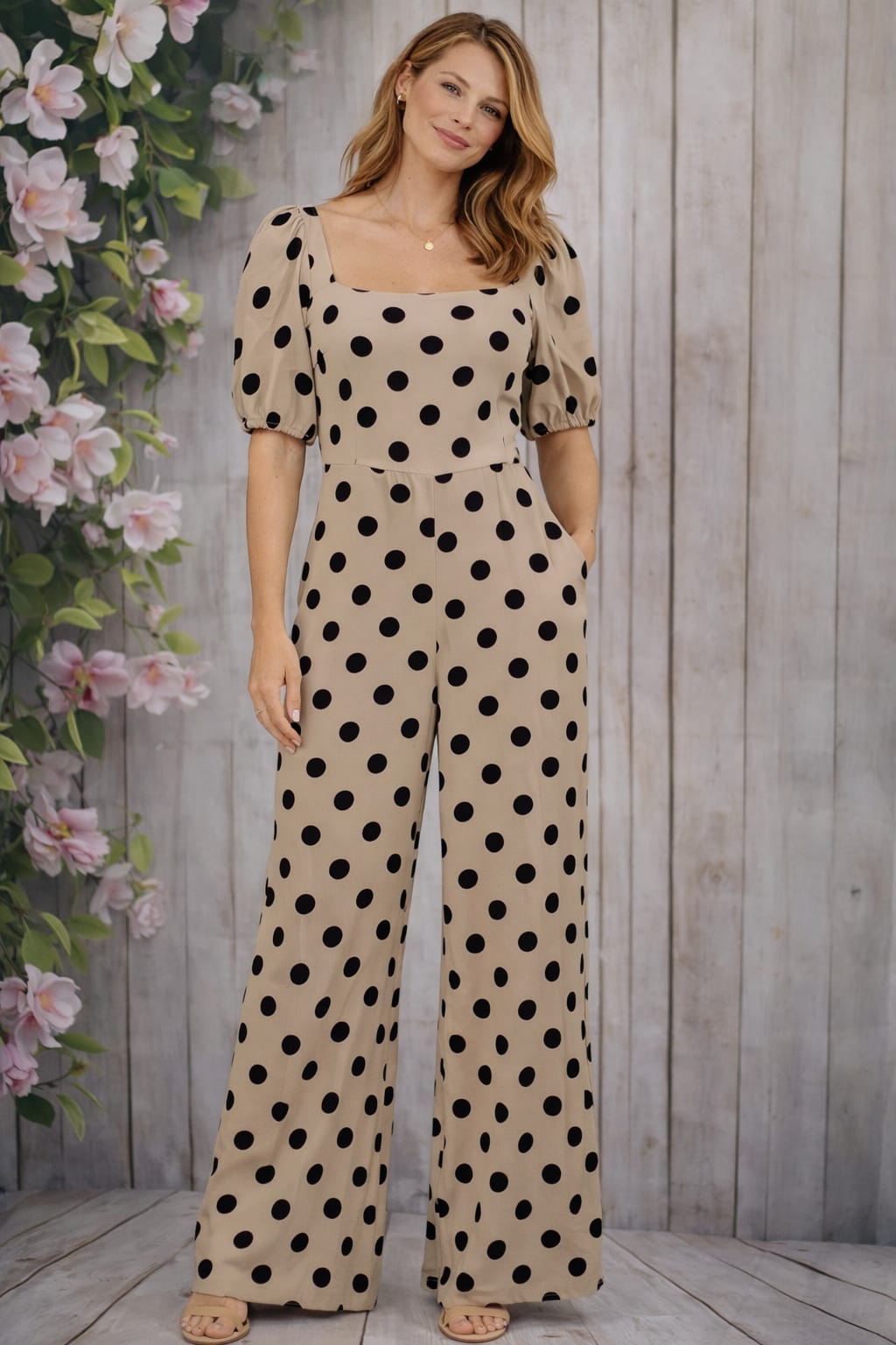 Mango elegant polka dot jumpsuit