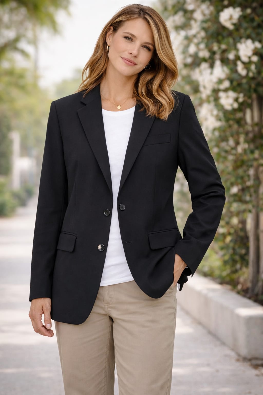 Mango classic tailored blazer