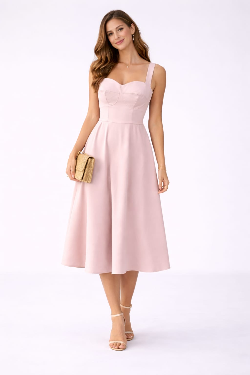 Mojito elegant midi dress
