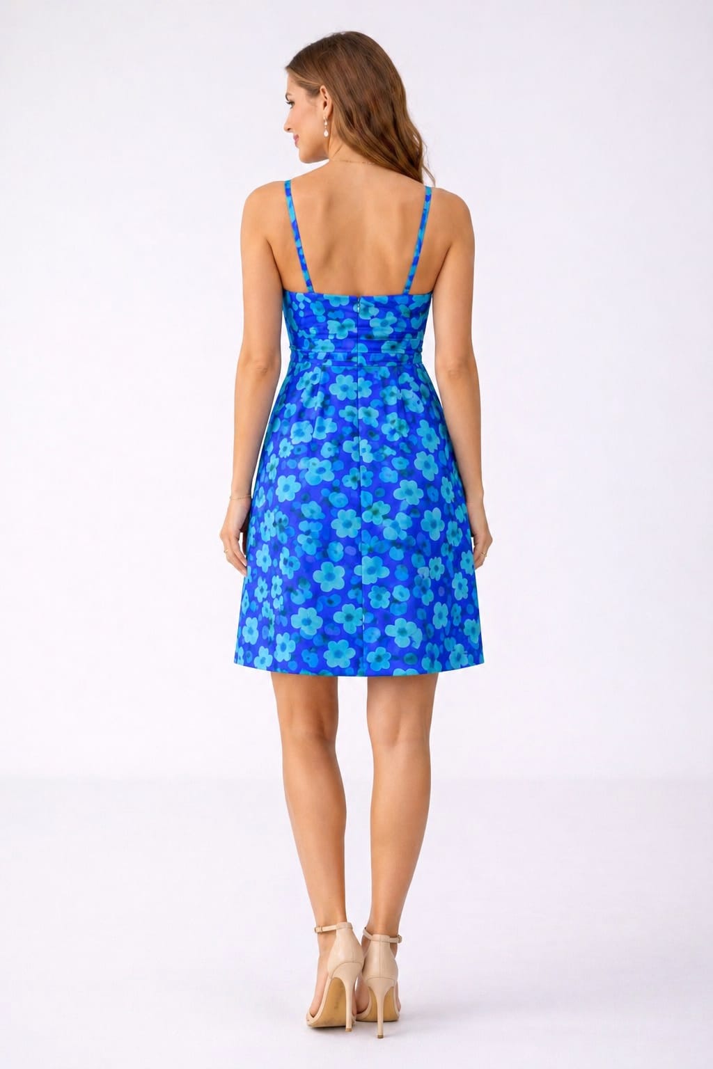 Mojito vibrant blue dress