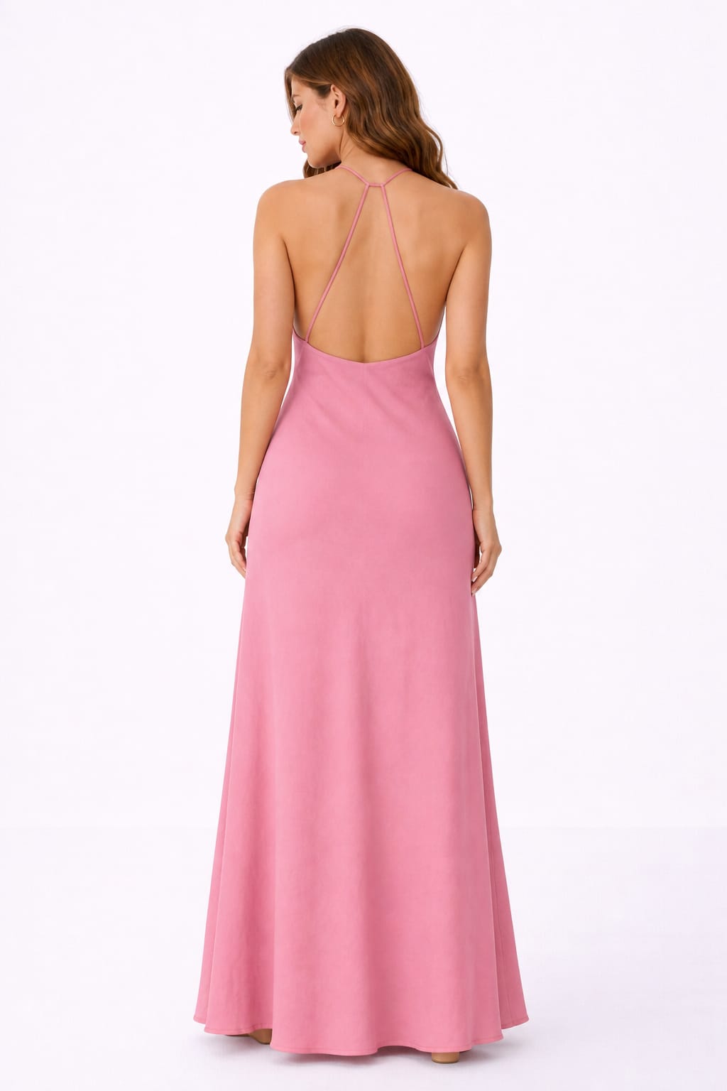 Mango elegant rose maxi dress