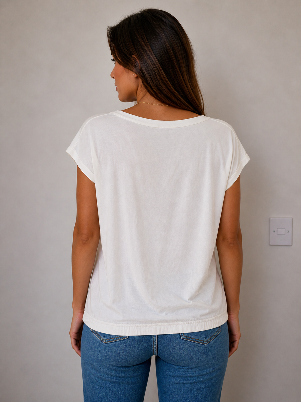 S.Oliver cotton modal blend top