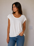 S.Oliver cotton modal blend top