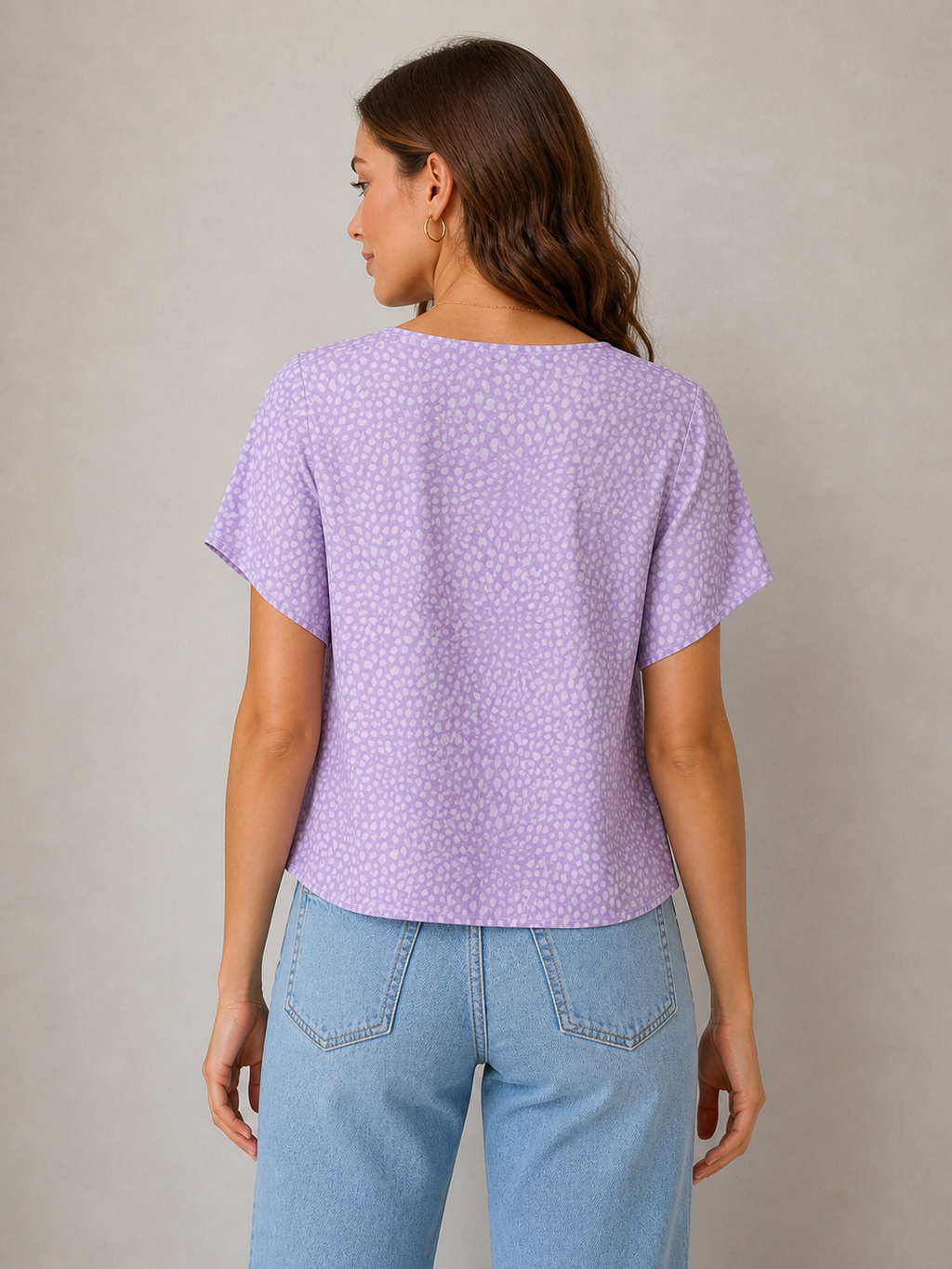 Vila printed top
