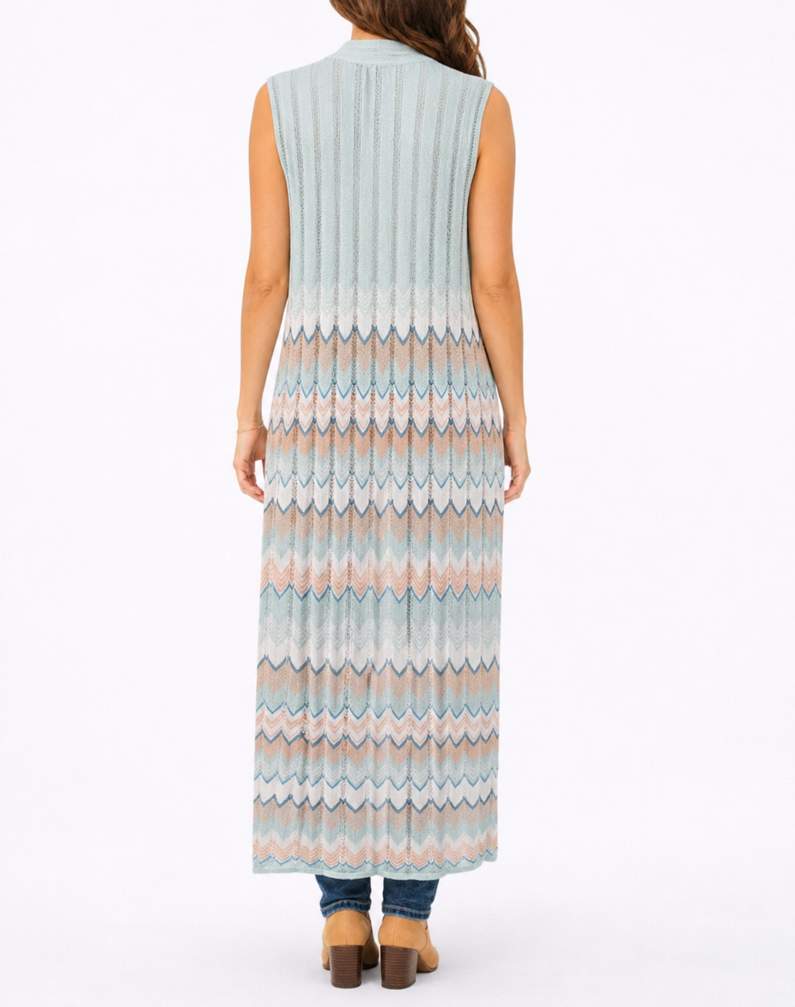 Comma long knit cardigan