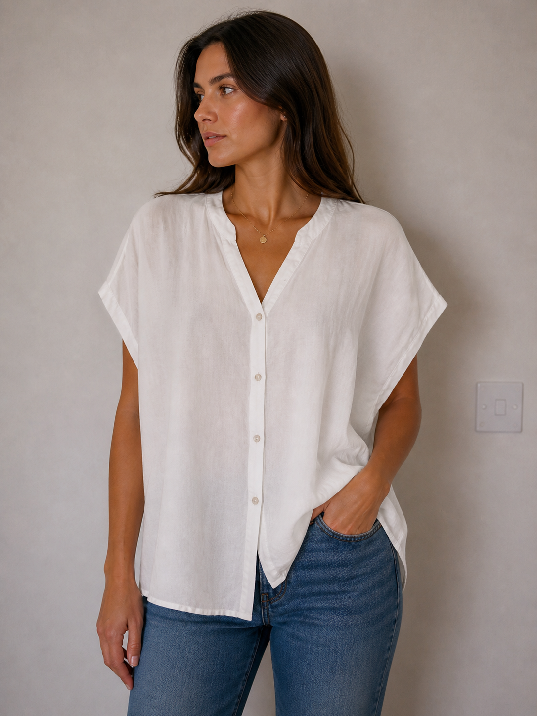 S Oliver cotton blend blouse