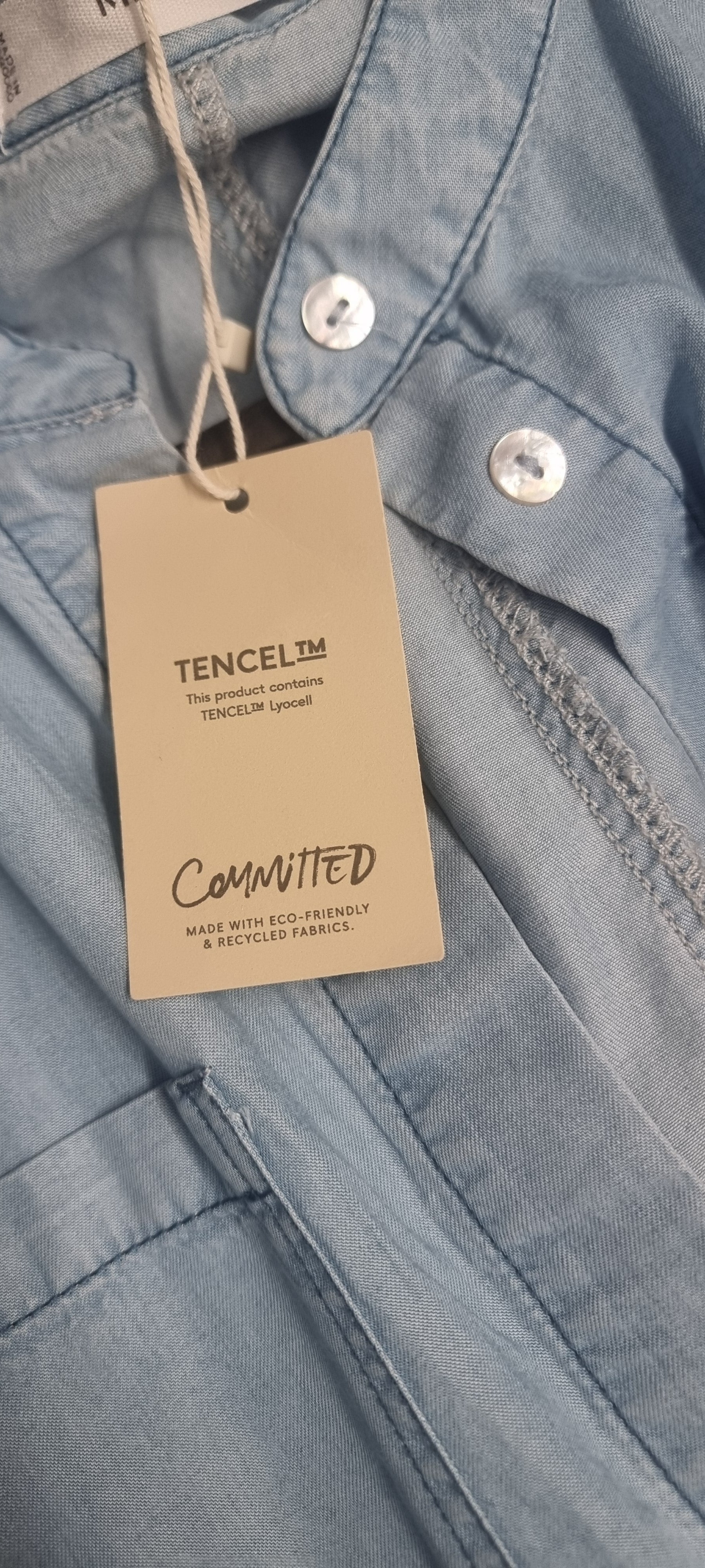 Mango denim jumpsuit
