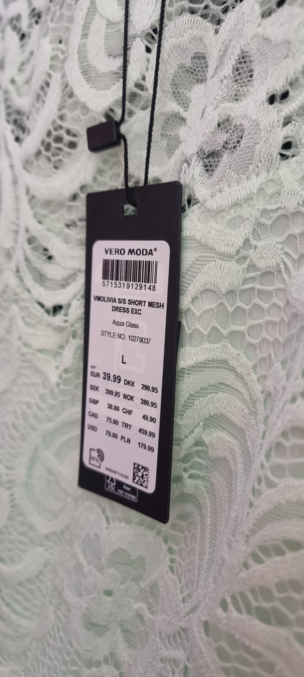 Vero Moda soft mint dress