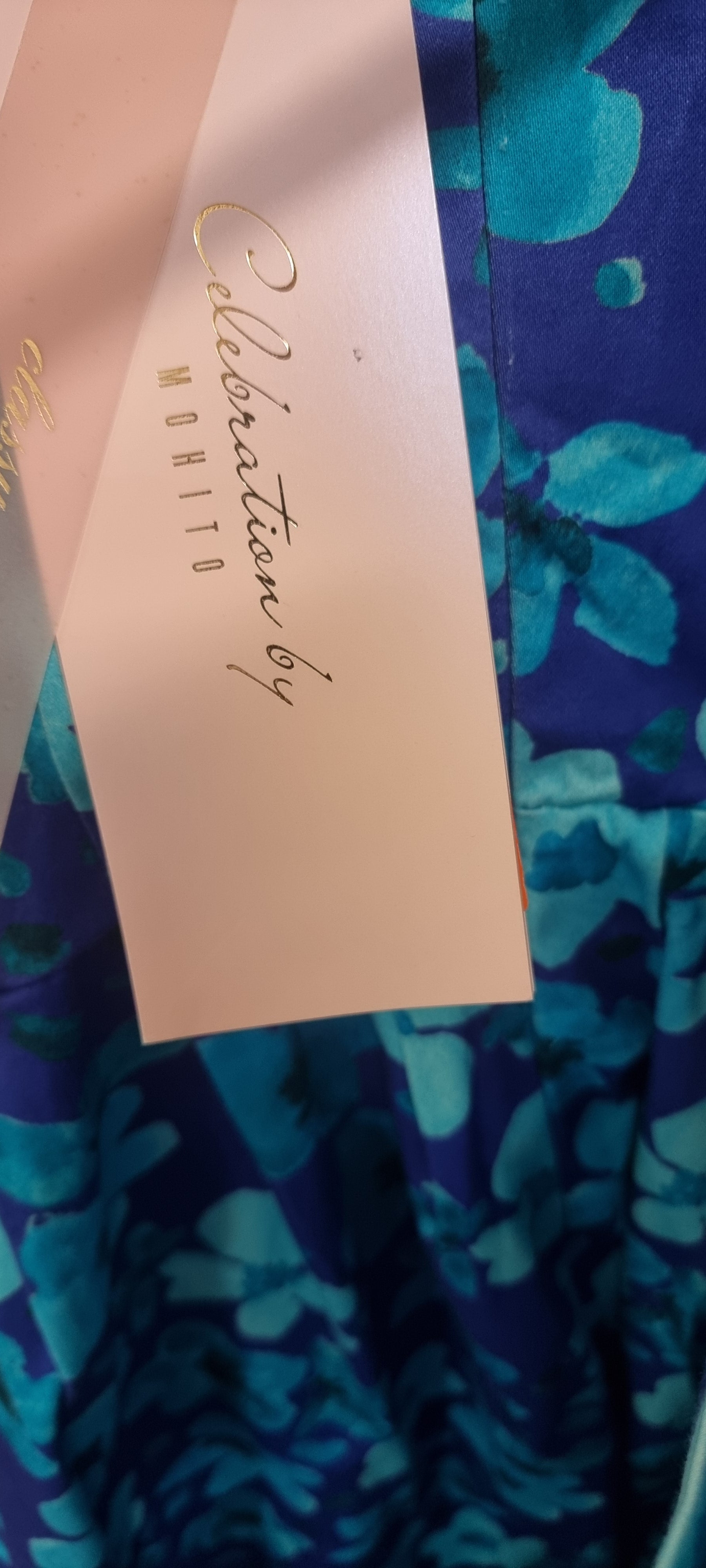 Mojito vibrant blue dress
